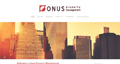 Desktop Screenshot of onusproperties.com